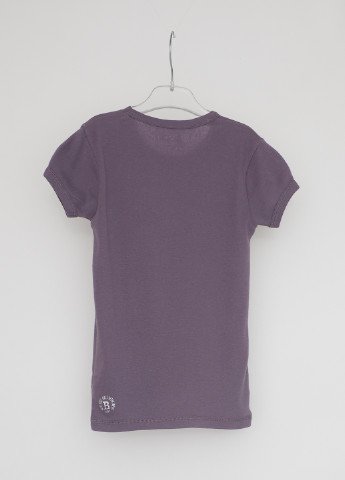 Фиолетовая летняя футболка с коротким рукавом Bellerose