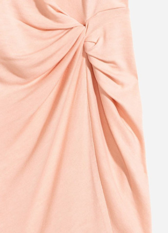 Світло-рожева кежуал коротке плаття H&M однотонна