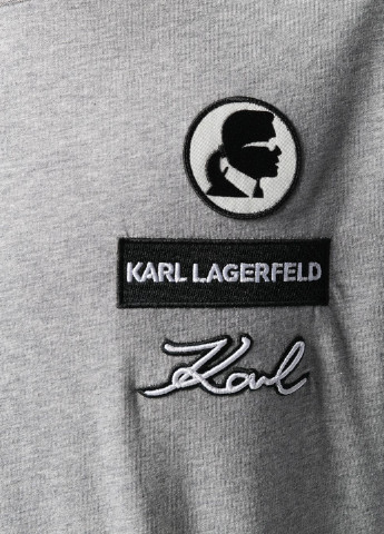 Серая футболка Karl Lagerfeld