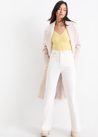 Желтый демисезонный пуловер пуловер C&A