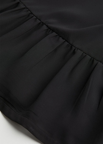 Чорна кежуал сукня а-силует H&M однотонна