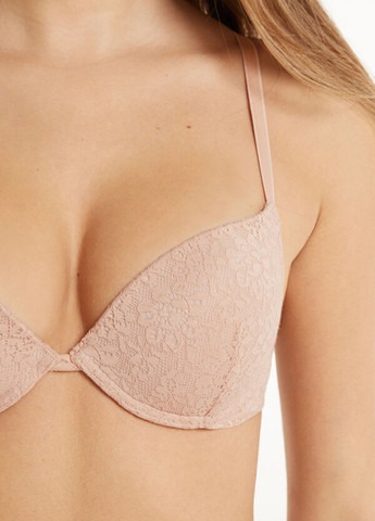 Бежевий корбей бюстгальтер Fashion Forms з кісточками поліамід