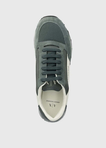 Сіро-зелені Літні кросівки Armani Exchange