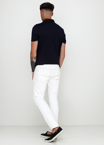 Белые кэжуал летние зауженные брюки Gap