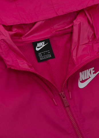 Малинова демісезонна куртка Nike