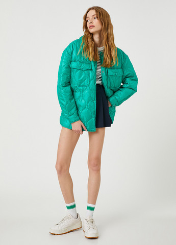 Зеленая демисезонная куртка KOTON