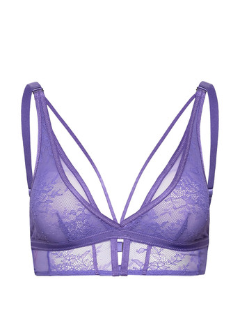 Фіолетовий бралетт бюстгальтер Hunkemoller без кісточок поліамід
