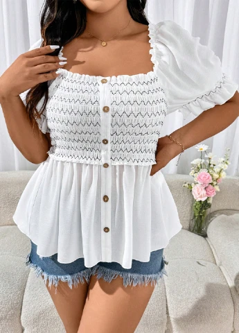 Белая блуза SHEIN