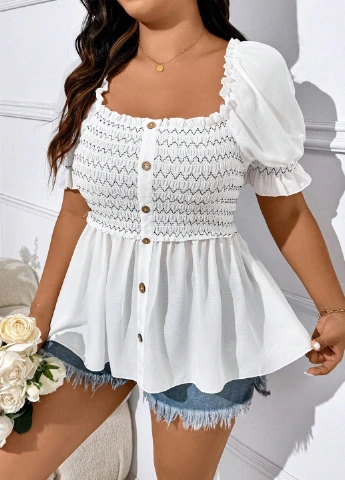 Белая блуза SHEIN