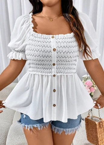 Белая блуза SHEIN