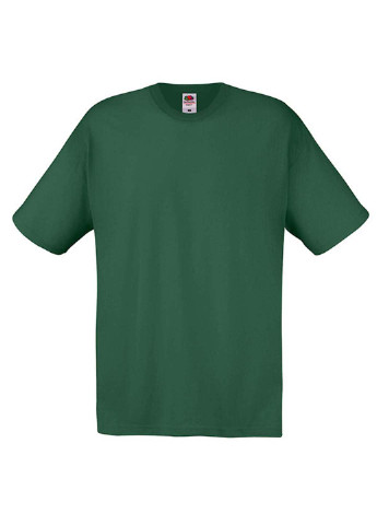 Темно-зеленая футболка Fruit of the Loom Original T