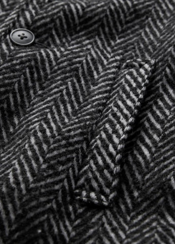 Серое демисезонное Пальто однобортное Gap