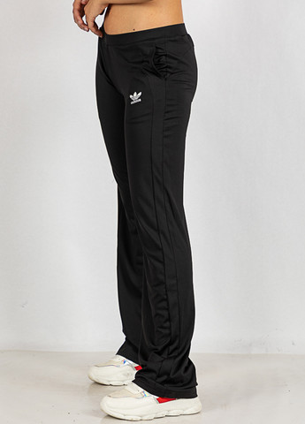 Черные спортивные демисезонные прямые брюки Time of Style