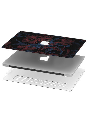 Чехол пластиковый для Apple MacBook 12 A1534/A1931 Акварельные цветы (Watercolor flowers) (3365-2321) MobiPrint (218988180)