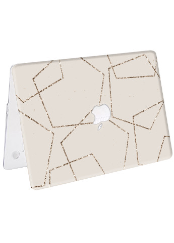 Чохол пластиковий для Apple MacBook Air 13 A1466 / A1369 Бежеві фігури (Beige figures) (6351-2344) MobiPrint (218867916)