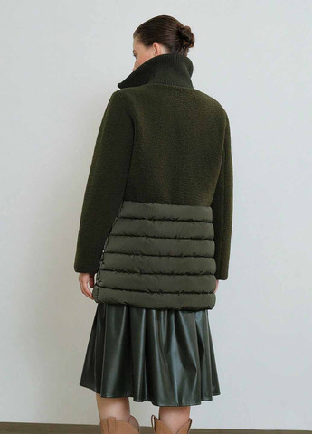 Оливковая (хаки) зимняя куртка SHEIN