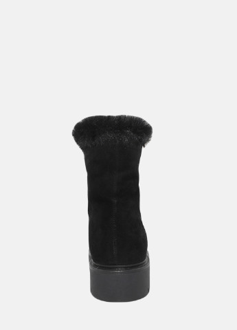 Зимние ботинки re2371-11 черный El passo из натуральной замши