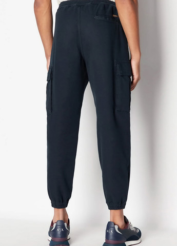 Синие кэжуал демисезонные карго брюки Armani Exchange