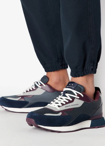 Синие кэжуал демисезонные карго брюки Armani Exchange