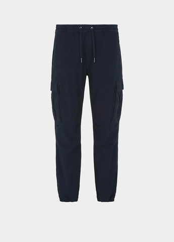 Синие кэжуал демисезонные карго брюки Armani Exchange