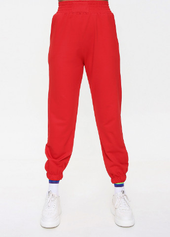 Красные спортивные летние джоггеры, укороченные брюки ECROU