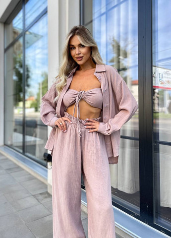 Костюм (топ, сорочка, штани) NOVA VEGA (346420884)