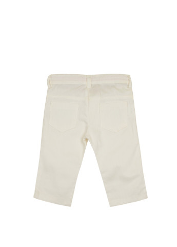 Белые кэжуал демисезонные со средней талией брюки 1 Classe