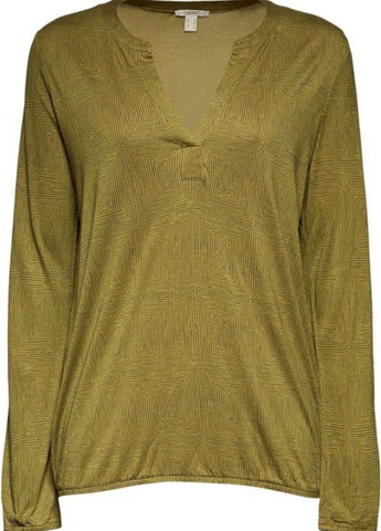 Оливковая (хаки) демисезонная блуза Esprit