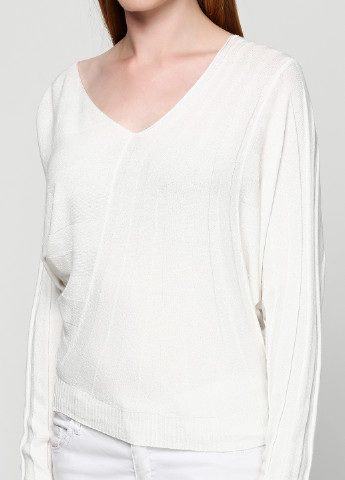 Белый демисезонный пуловер пуловер Oblique