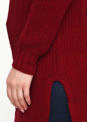 Бордовый зимний свитер Imperial