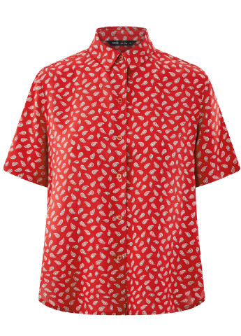 Червона літня блуза Oodji