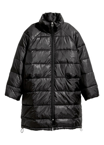 Чорна демісезонна куртка H&M