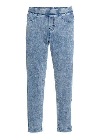 Джеггінси H&M варенка блакитні джинсові бавовна