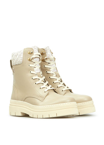 Зимние ботинки тимберленды Tommy Hilfiger с вышивкой, с логотипом