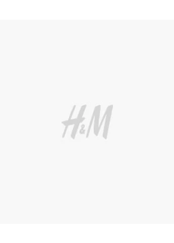Темно-зеленое деловое платье H&M однотонное
