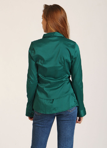 Зеленая демисезонная блуза Cka-Ly