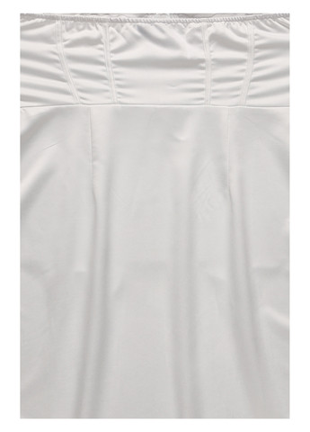 Белое вечернее, кэжуал платье с корсетом PrettyLittleThing однотонное