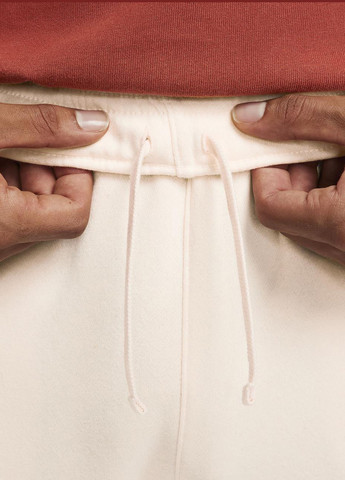 Кремовые спортивные демисезонные прямые брюки Nike