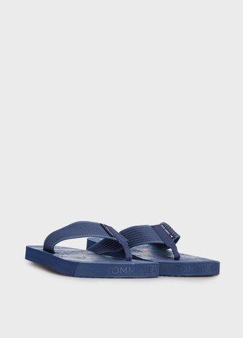 Синие пляжные, кэжуал вьетнамки Tommy Jeans