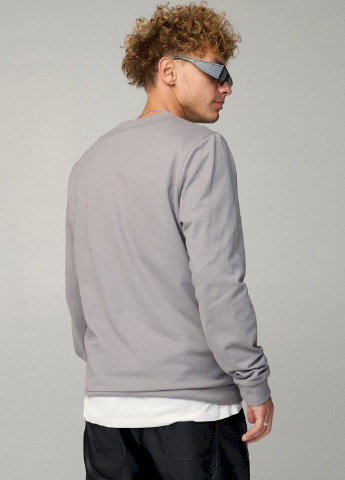 Серый свитшот мужской basic /no flis/ YAPPI (252258823)