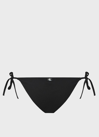 Черные купальные трусики однотонные Calvin Klein