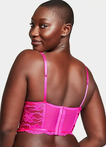 Розовый демисезонный комплект (бюстгальтер, трусики) Victoria's Secret