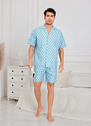 Пижама (рубашка, шорты) SHEIN (322849499)