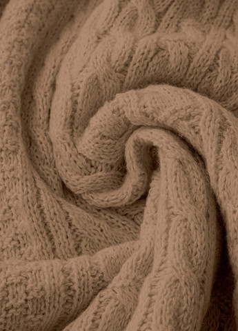 Світло-коричнева кежуал сукня сукня светр SHEIN однотонна