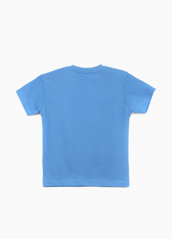 Голубая летняя футболка Ecrin