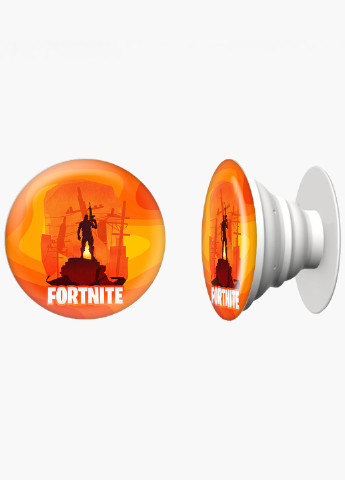 Попсокет (Popsockets) держатель для смартфона Фортнайт (Fortnite) (8754-1194) Черный MobiPrint (216748367)