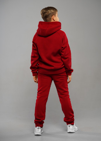 Червоний демісезонний червоний демісезонний спортивний костюм з принтом брючний Sinthia