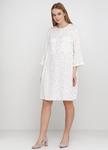 Білий кежуал платье коротка H&M в горошок