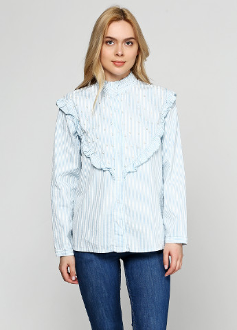 Голубая демисезонная блуза Timiami