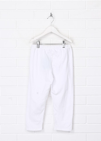 Белые кэжуал демисезонные брюки прямые Vertbaudet